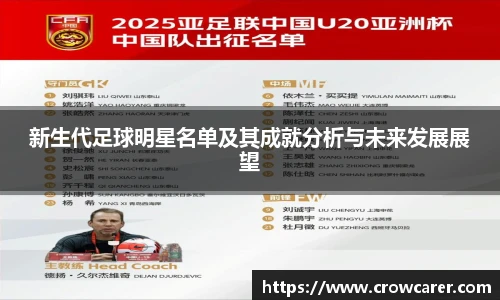 新生代足球明星名单及其成就分析与未来发展展望